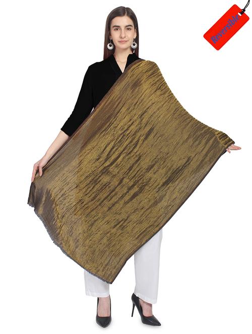 brown wool stole - 16966586 - Standard Image - 1