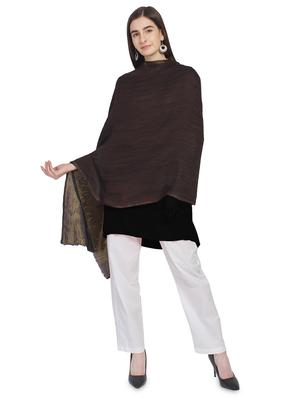 brown wool stole - 16966586 - Standard Image - 4