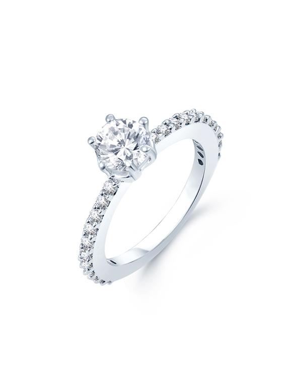 silver brass hand ring - 16966599 - Zoom Image - 1