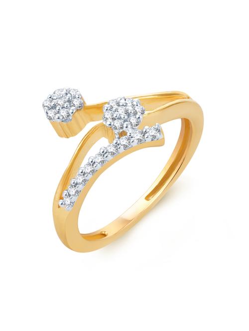 gold brass hand ring - 16966600 - Standard Image - 1