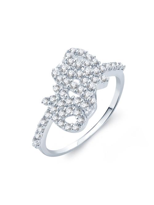 silver brass hand ring - 16966604 - Standard Image - 1