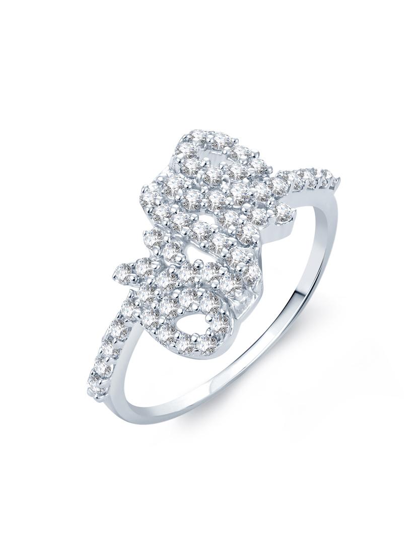 silver brass hand ring - 16966604 - Zoom Image - 1