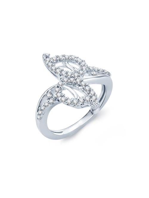 silver brass hand ring - 16966605 - Standard Image - 1