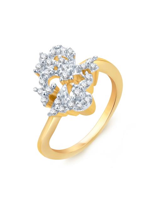 gold brass hand ring - 16966606 - Standard Image - 1