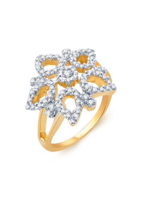gold brass hand ring - 16966607 - Standard Image - 1