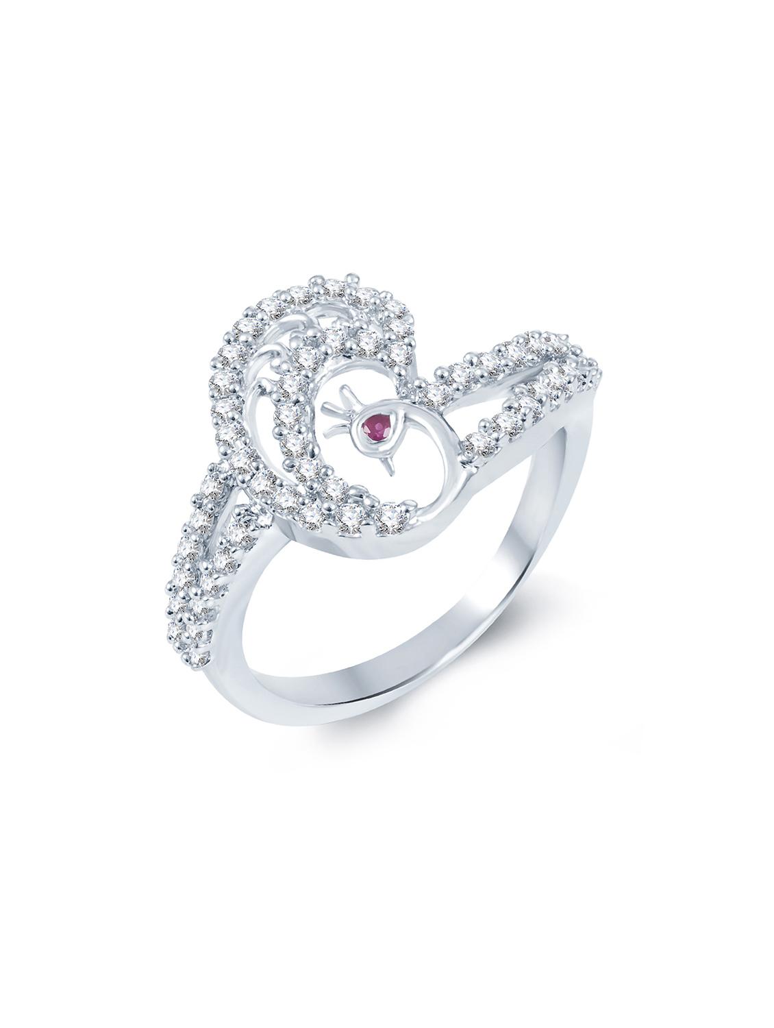 silver brass hand ring - 16966608 - Zoom Image - 1