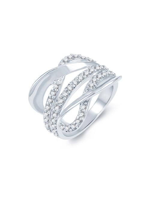 silver brass hand ring - 16966611 - Standard Image - 1