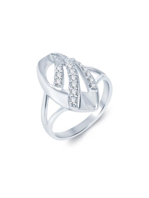 silver brass hand ring - 16966620 - Standard Image - 1