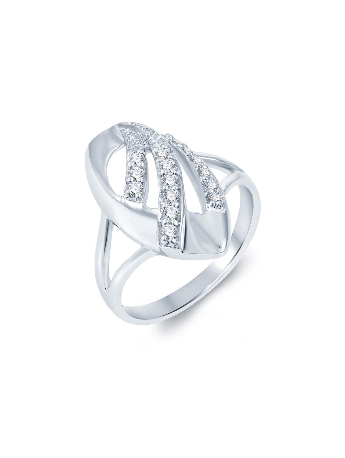 silver brass hand ring - 16966620 - Zoom Image - 1
