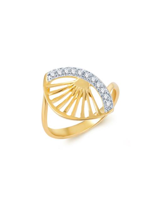 gold brass hand ring - 16966621 - Standard Image - 1