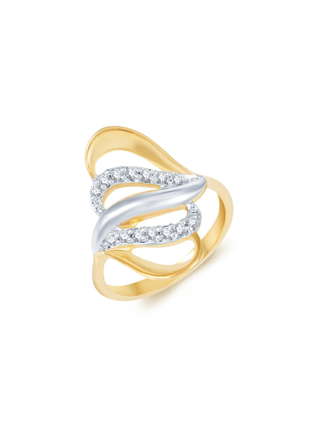 gold brass hand ring - 16966622 - Zoom Image - 1