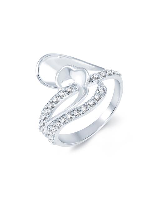 silver brass hand ring - 16966623 - Standard Image - 1