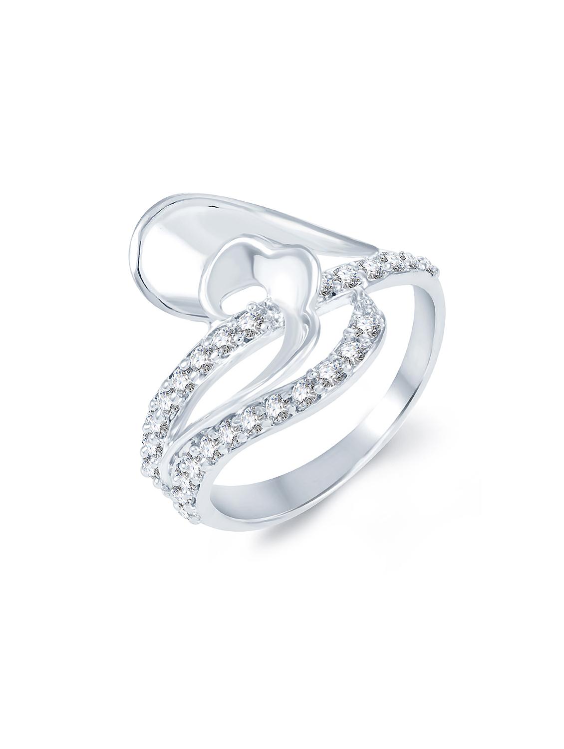 silver brass hand ring - 16966623 - Zoom Image - 1