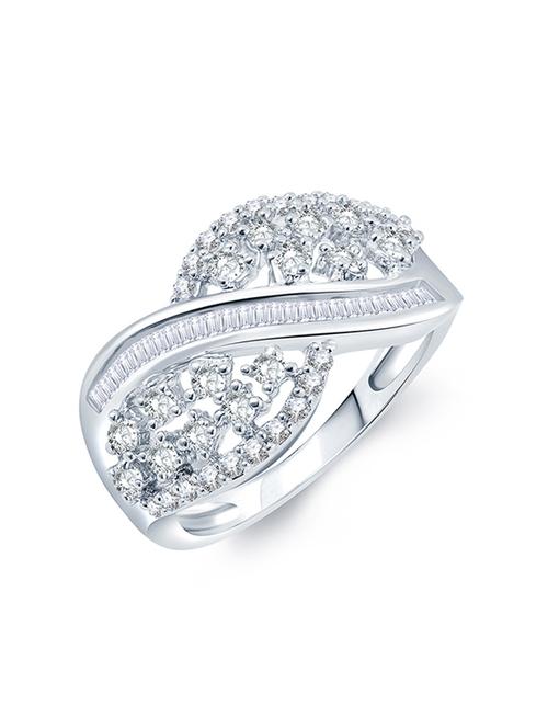 silver brass hand ring - 16966629 - Standard Image - 1