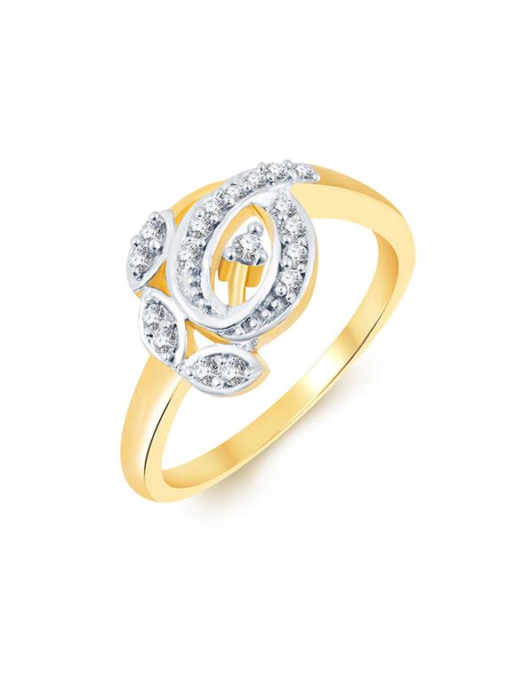 gold brass hand ring - 16966643 - Zoom Image - 1