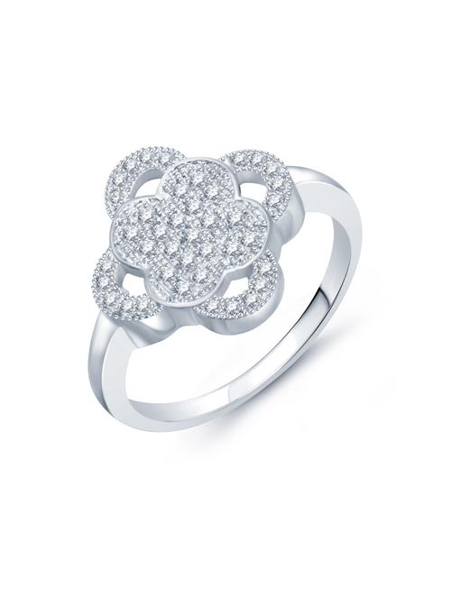 silver brass hand ring - 16966652 - Standard Image - 1