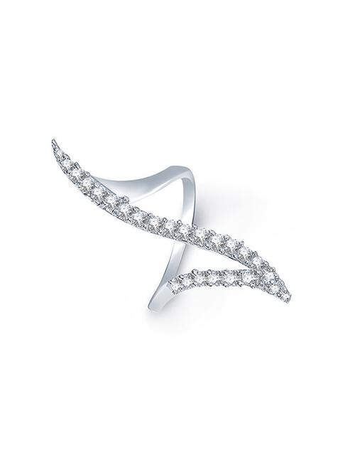 silver brass hand ring - 16966657 - Standard Image - 1