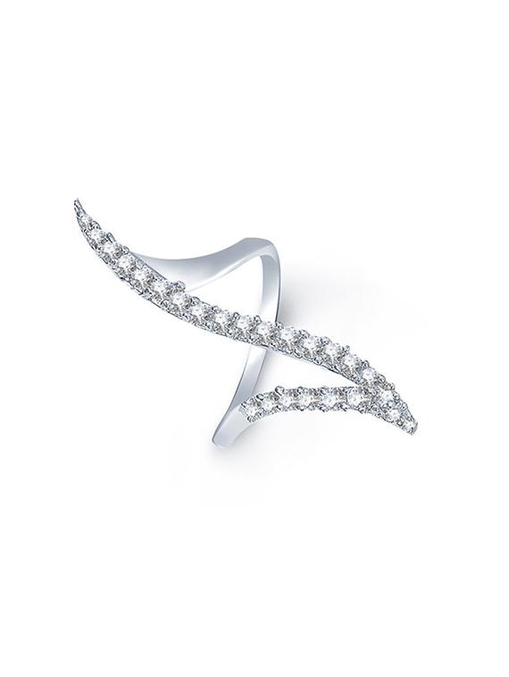 silver brass hand ring - 16966657 - Zoom Image - 1