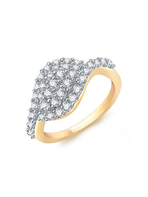 gold brass hand ring - 16966661 - Standard Image - 1