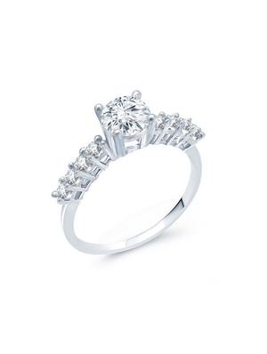 white brass hand ring - 16966663 - Standard Image - 2