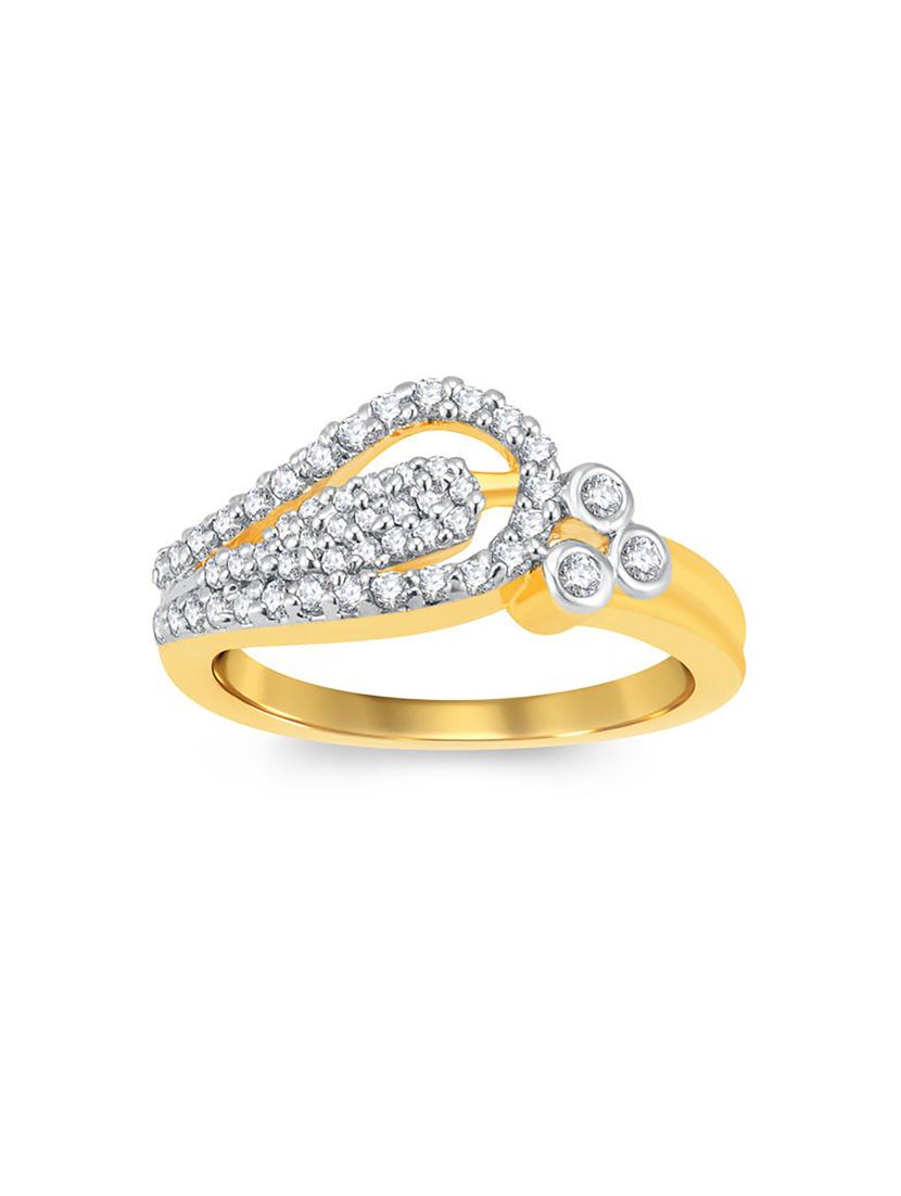 gold brass hand ring - 16966665 - Zoom Image - 2