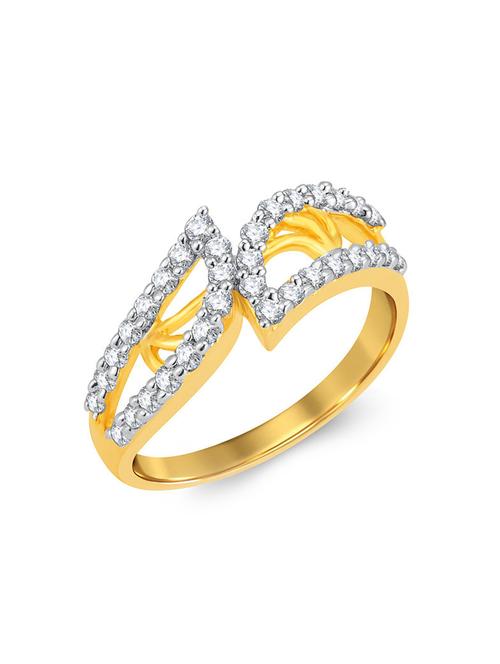 gold brass hand ring - 16966669 - Standard Image - 1