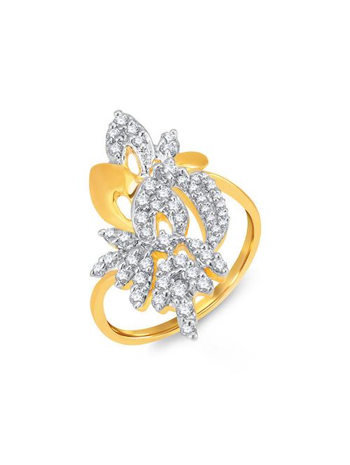 gold brass hand ring - 16966678 - Standard Image - 1