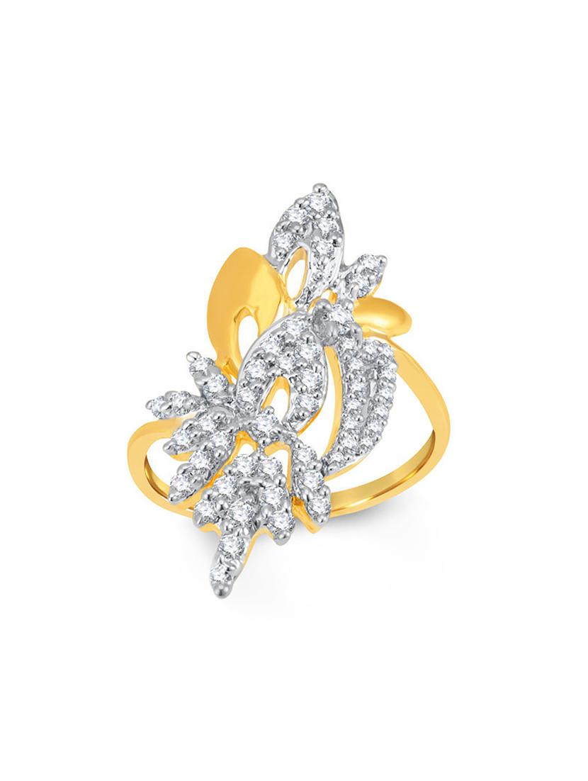 gold brass hand ring - 16966678 - Zoom Image - 2