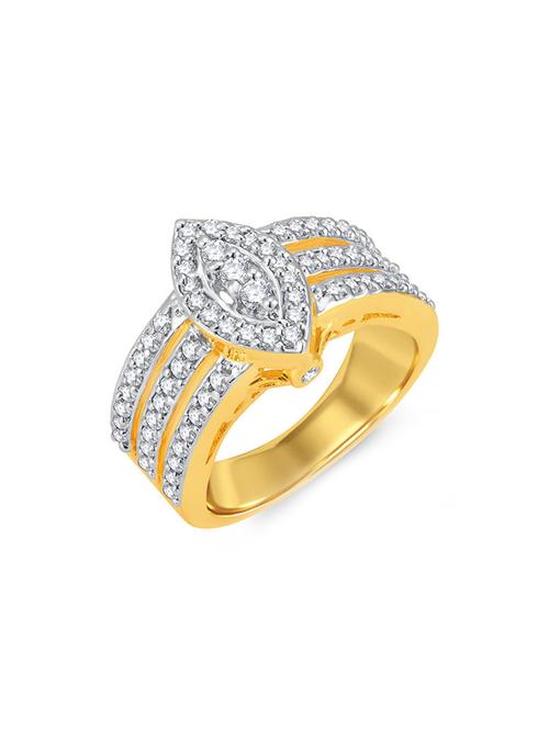 gold brass hand ring - 16966685 - Standard Image - 1