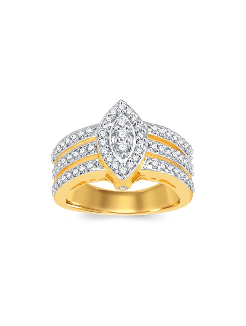 gold brass hand ring - 16966685 - Zoom Image - 2