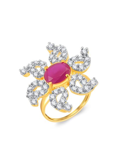 gold brass hand ring - 16966686 - Standard Image - 1
