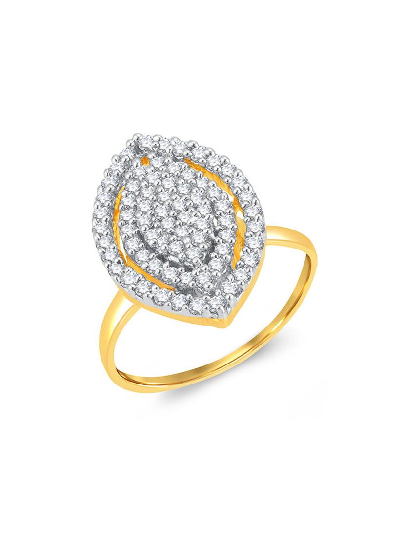 gold brass hand ring - 16966689 - Zoom Image - 1