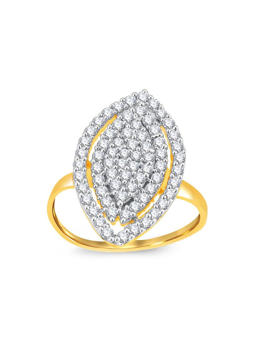 gold brass hand ring - 16966689 - Zoom Image - 2