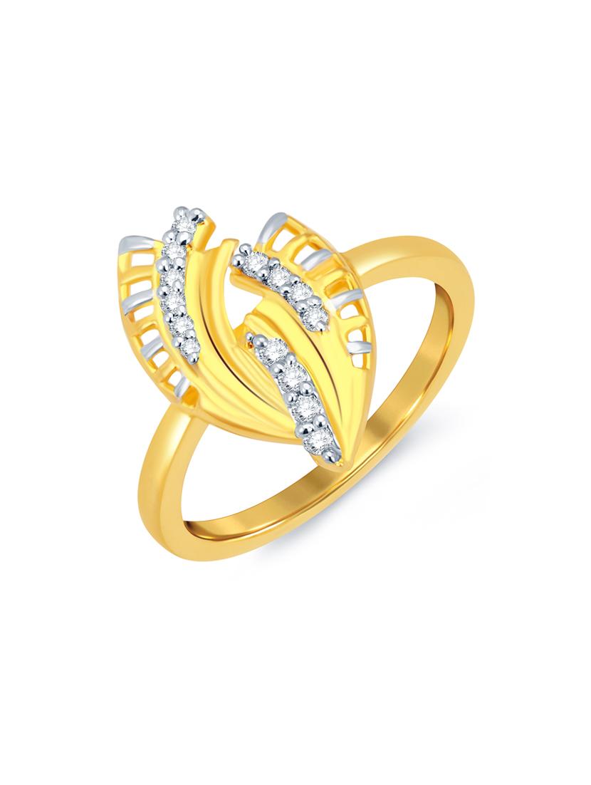 gold brass hand ring - 16966691 - Zoom Image - 1