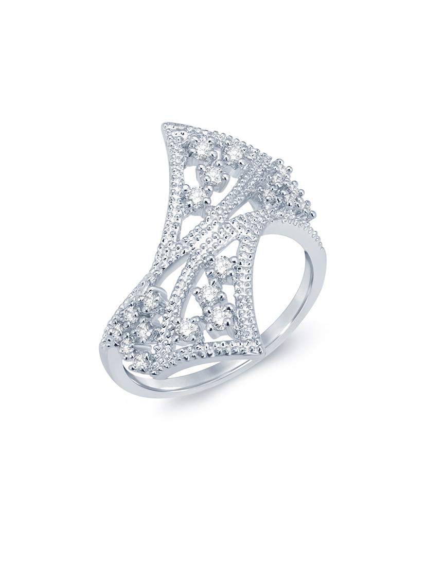 silver brass hand ring - 16966692 - Zoom Image - 1