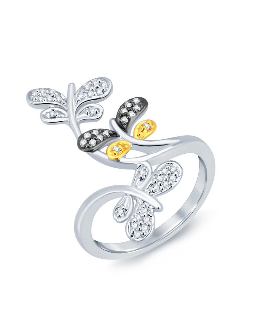 silver brass hand ring - 16966694 - Zoom Image - 1