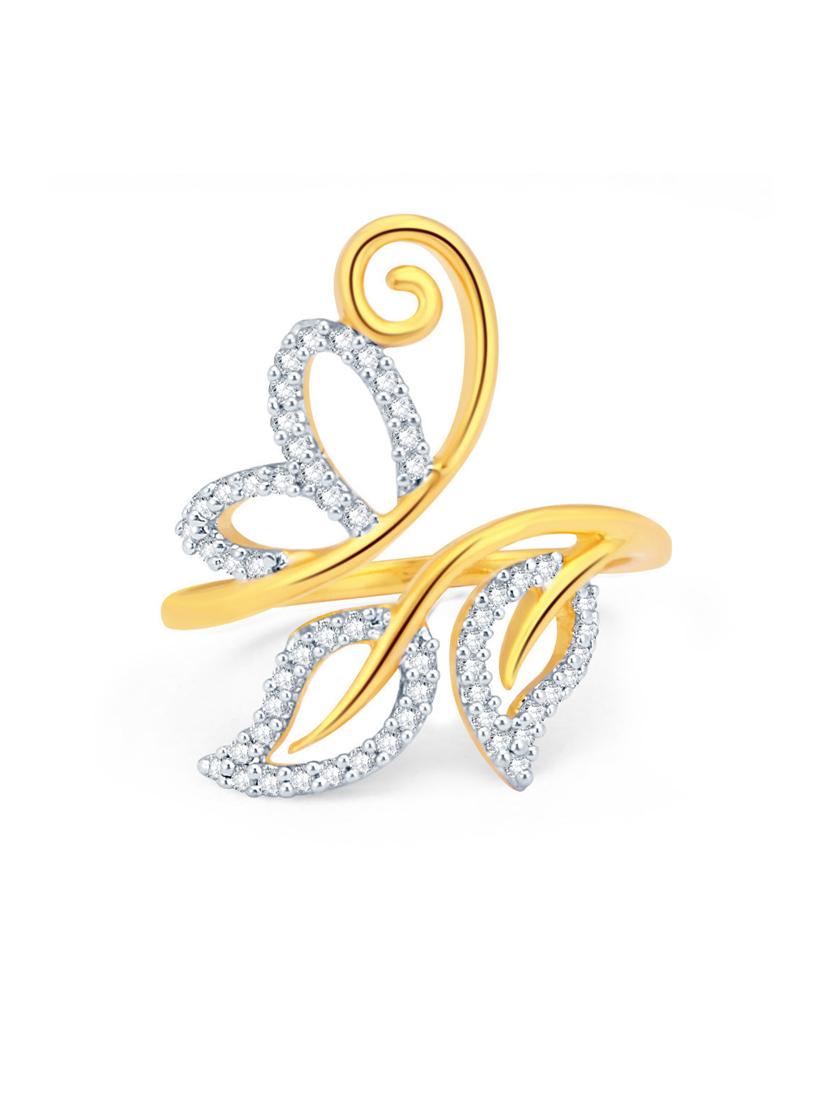 gold brass hand ring - 16966697 - Zoom Image - 1