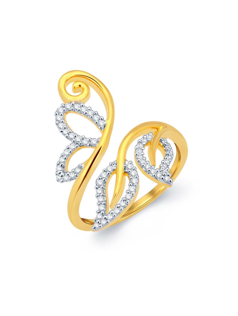 gold brass hand ring - 16966697 - Zoom Image - 2
