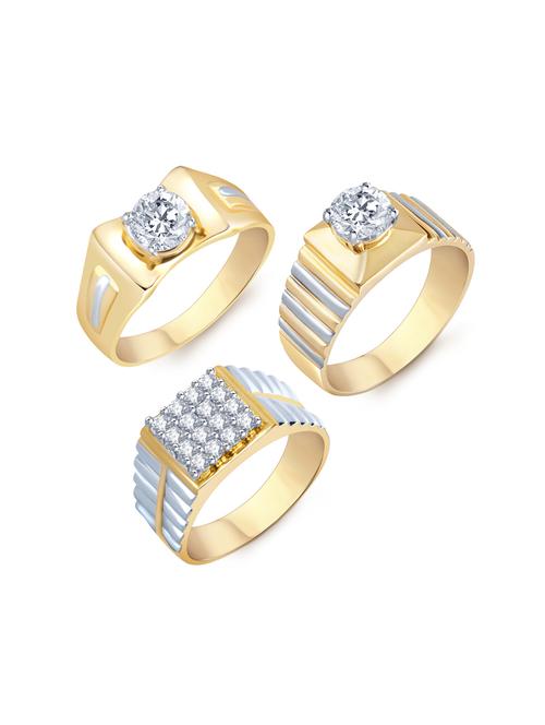 gold brass hand ring combos - 16966700 - Standard Image - 1