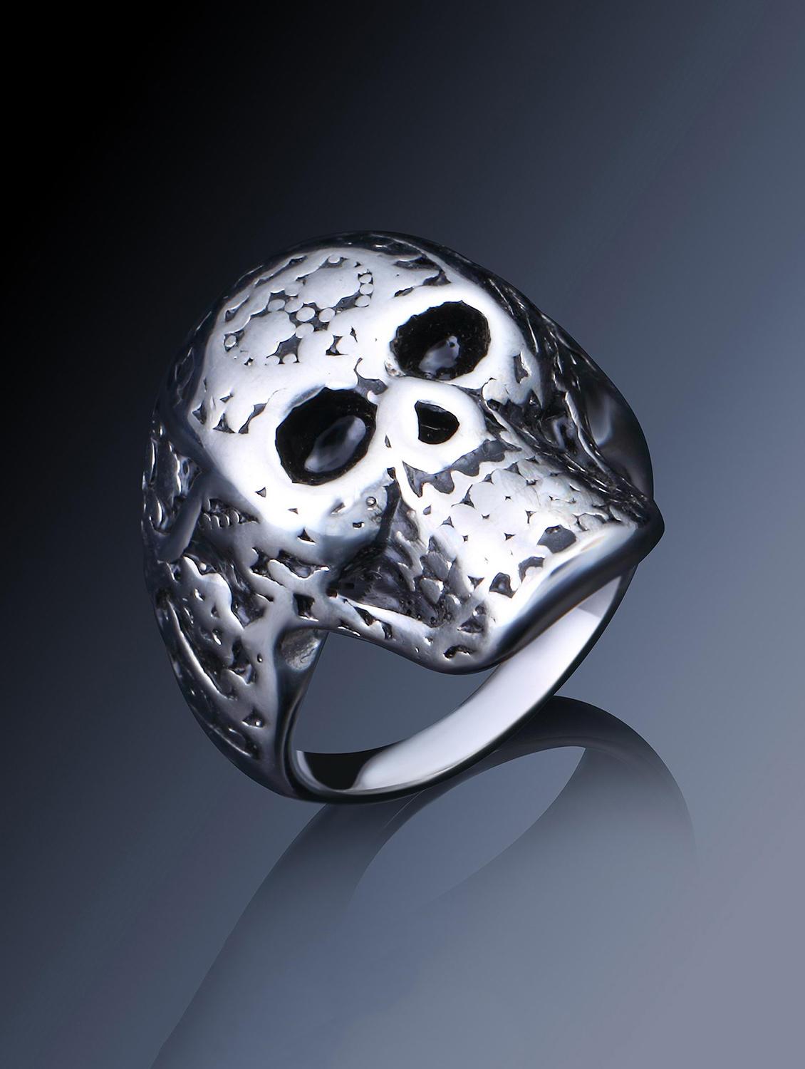 silver brass hand ring - 16966720 - Zoom Image - 3