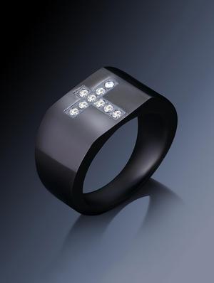black brass hand ring - 16966723 - Standard Image - 3