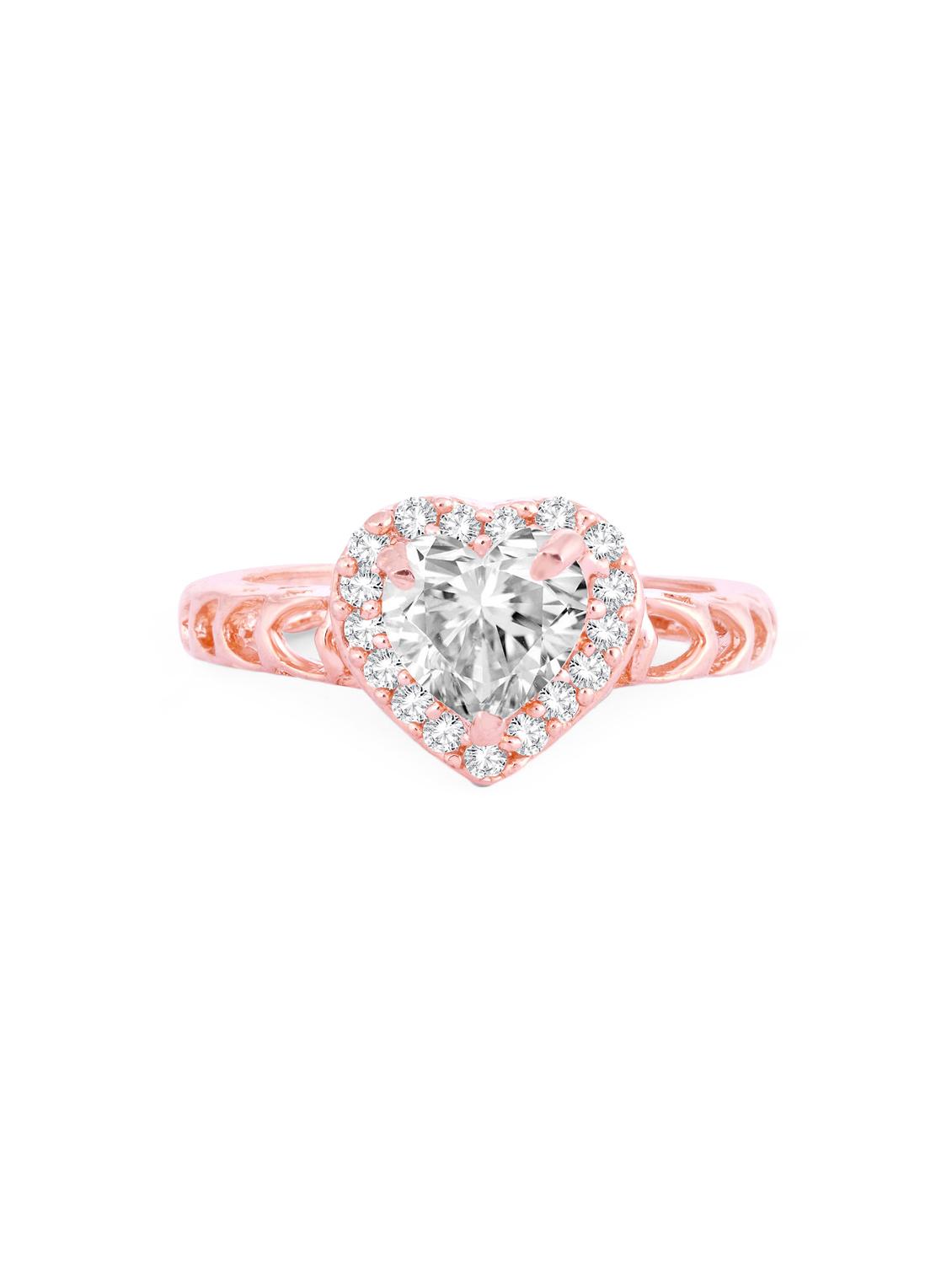 pink brass hand ring - 16966738 - Zoom Image - 2