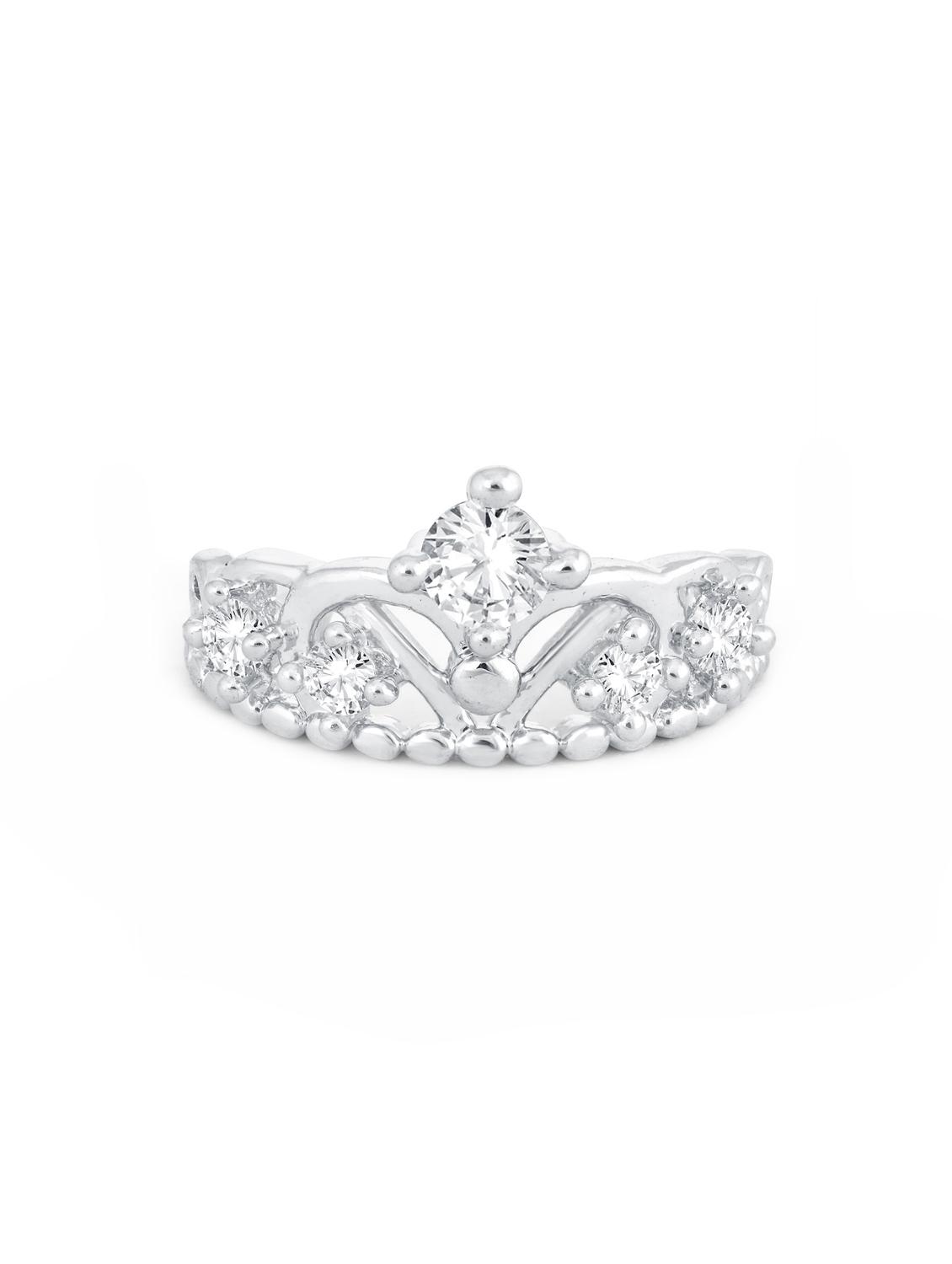 silver brass hand ring - 16966741 - Zoom Image - 2