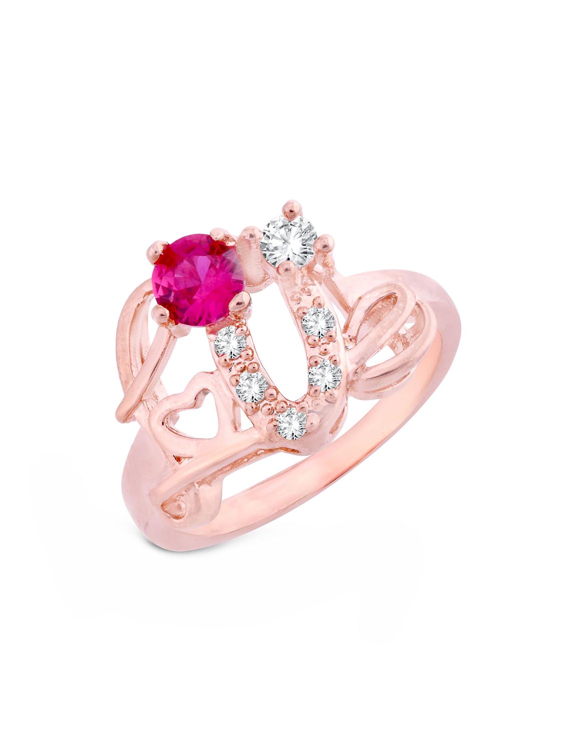 pink brass hand ring - 16966744 - Zoom Image - 1