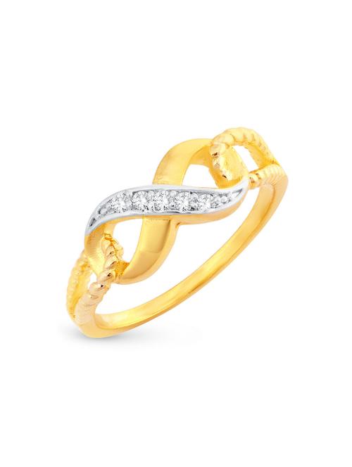 gold brass hand ring - 16966754 - Standard Image - 1