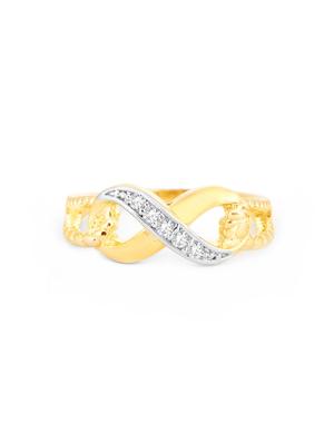 gold brass hand ring - 16966754 - Standard Image - 2
