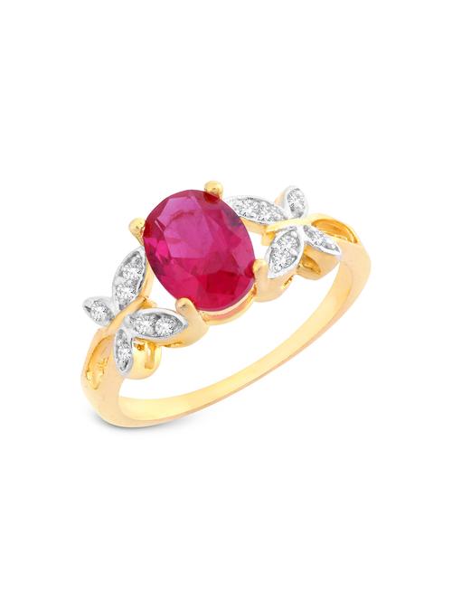 gold brass hand ring - 16966763 - Standard Image - 1