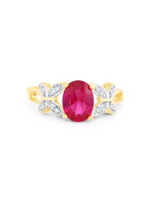gold brass hand ring - 16966763 - Standard Image - 2