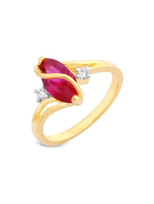 pink gold tone brass hand ring - 16966765 - Standard Image - 1