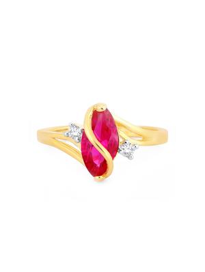 pink gold tone brass hand ring - 16966765 - Standard Image - 2